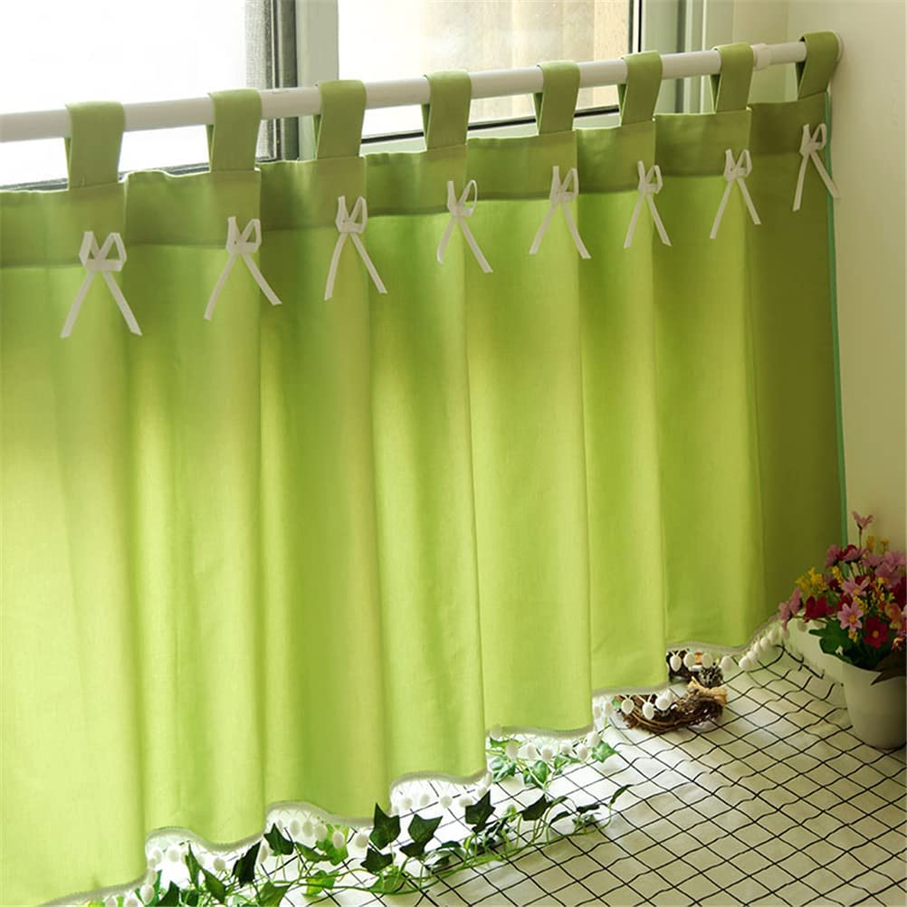 Amazon｜タブトップカントリースタイルウィンドウトリートメント付き